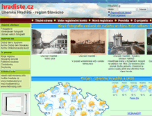 Tablet Screenshot of hradiste.cz